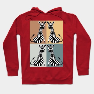 Warm-hearted Zebra Hoodie